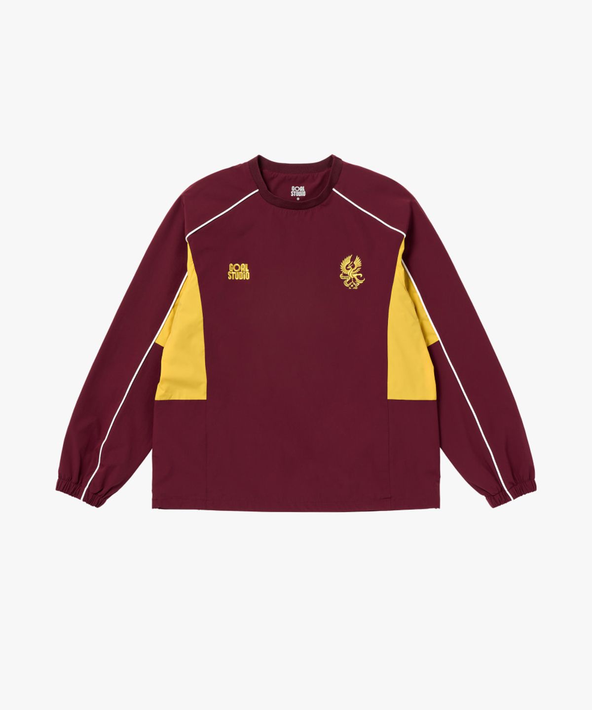 골스튜디오(GOALSTUDIO) GFC 26 WOVEN TRAINING PULLOVER-BURGUNDY