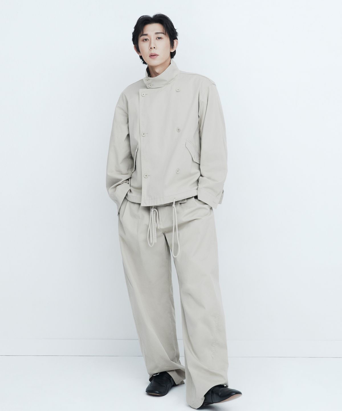 디앤드퀘스천(THEENDQUESTION) Chino belt pants / BEIGE