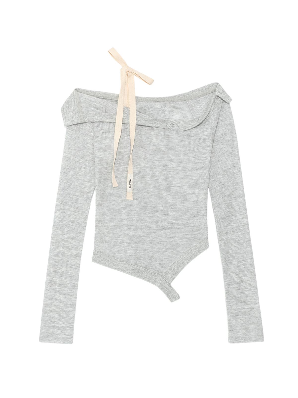 글로니(GLOWNY) DEMI SOFT BREEZE LONG SLEEVE (MELANGE GRAY)