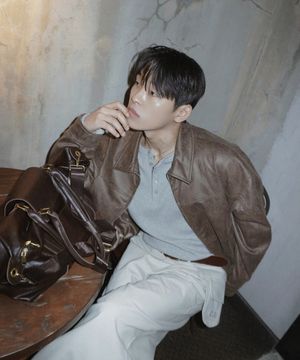 미니멀 스웨이드 스탠다드 투웨이 어센틱 블루종 집업 자켓 [브라운]