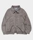미니멀 스웨이드 스탠다드 투웨이 어센틱 블루종 집업 자켓 [그레이]