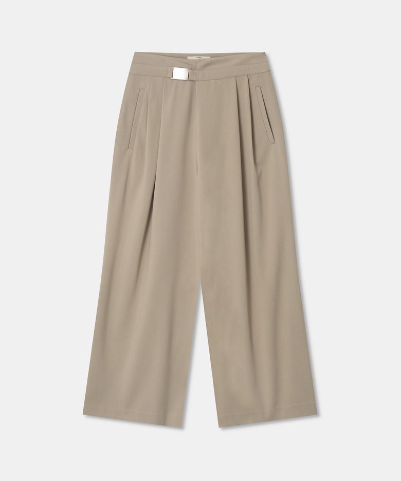 Buckle pants / BEIGE