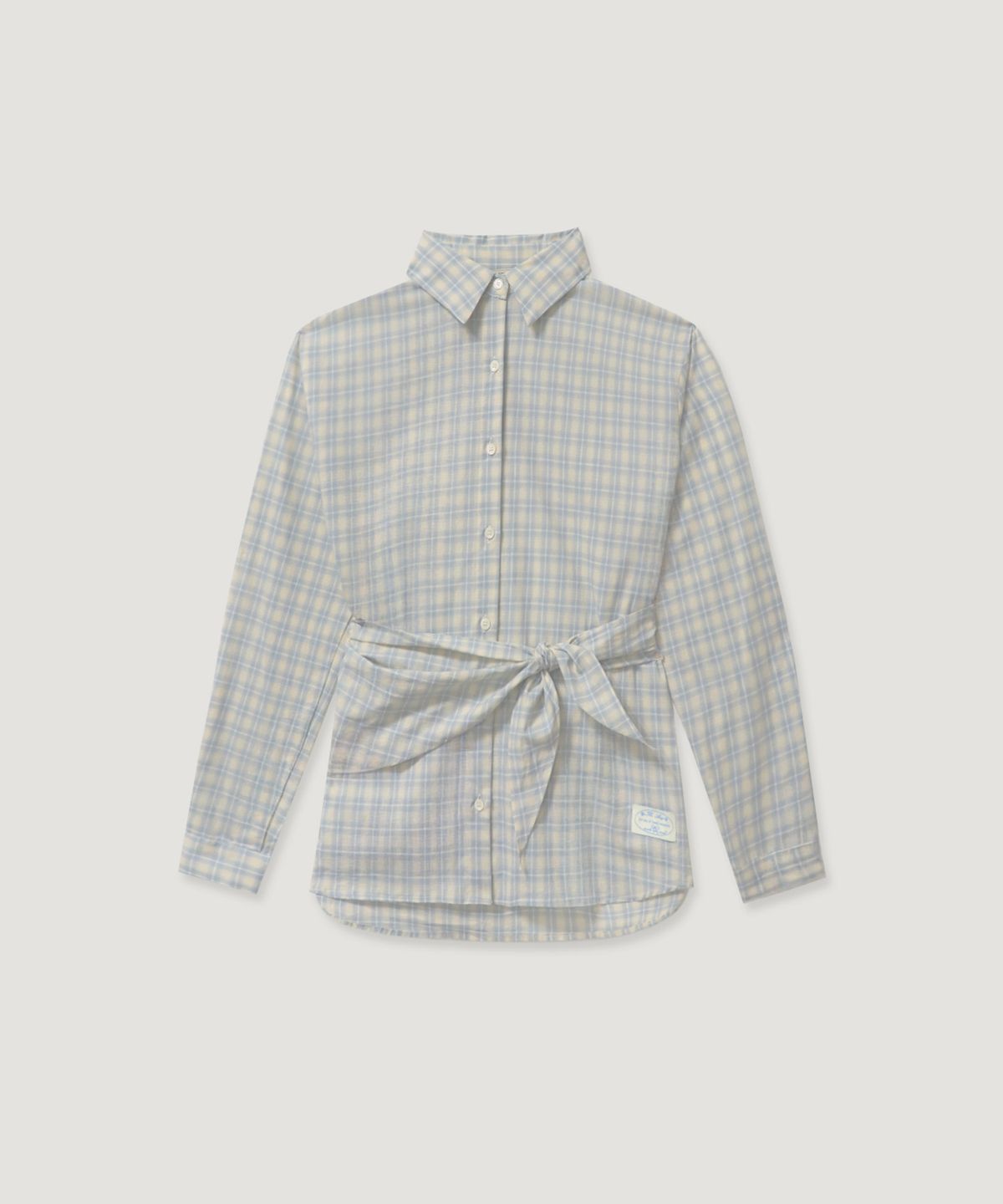 디애니(THE ANY) Creamy Cotton Check Shirt