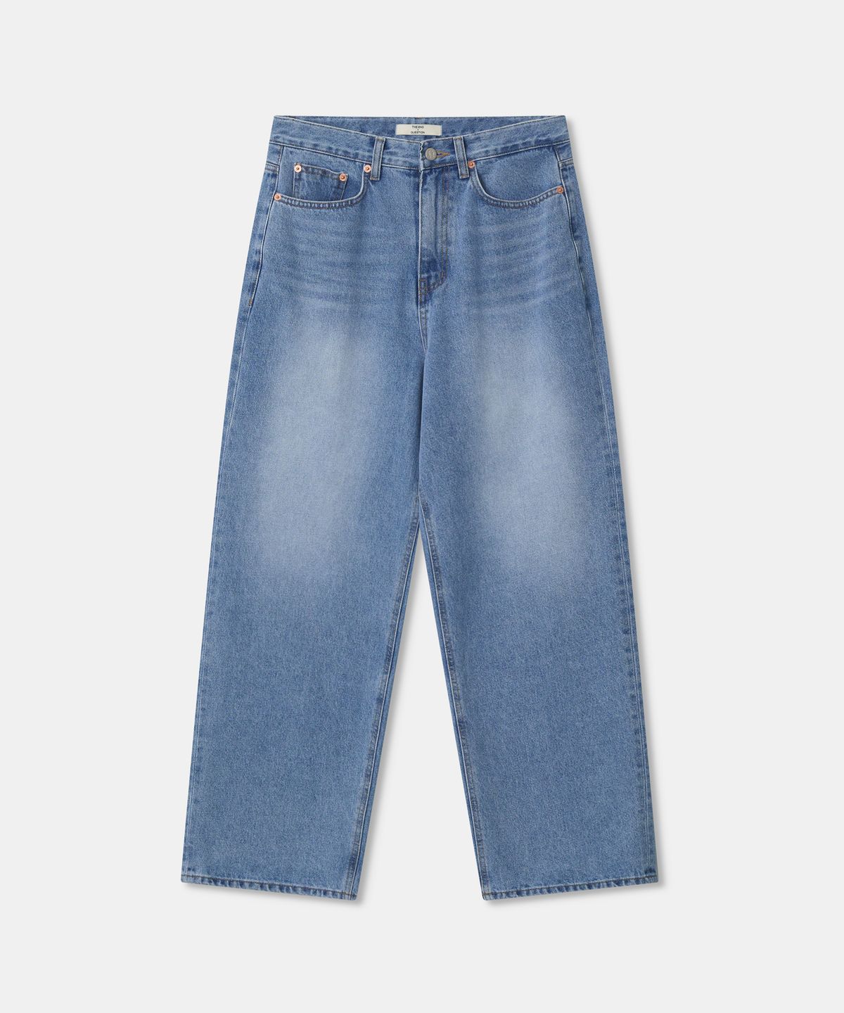 디앤드퀘스천(THEENDQUESTION) Light washed jeans / LIGHT BLUE