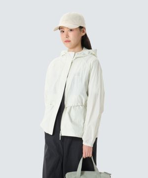 경량 타슬란 여성 바람막이 (S26MWLWB53) Lime Mint