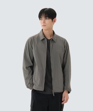 경량 타슬란 카라형 자켓 (S26MMLWB52) Dark Gray