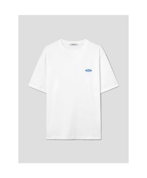 소프트코튼 스몰로고 반소매티  화이트