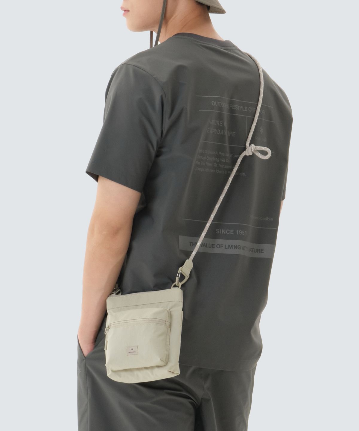 스노우피크 어패럴(SNOWPEAK APPAREL) 캠플 미니 사코슈 1.5L (S26ZUCSB18) Light Beige