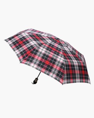 3238-1 체크 패턴 자동 3단 우산