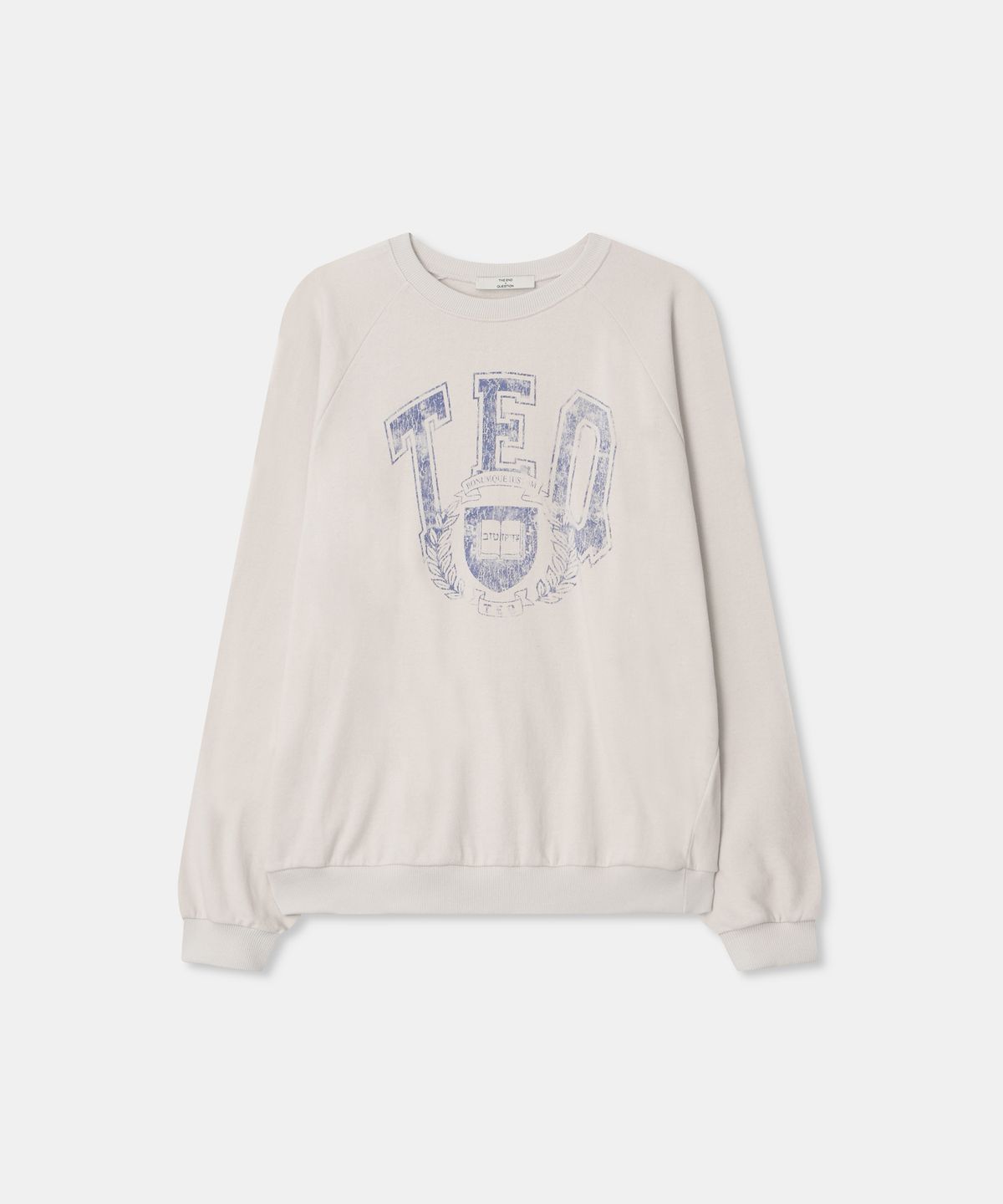 디앤드퀘스천(THEENDQUESTION) TEQ print t-shirt / BEIGE
