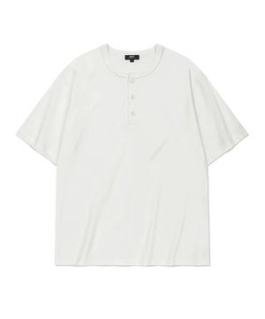 BASIC HENLYNECK SHORT SLEEVES (WHITE)