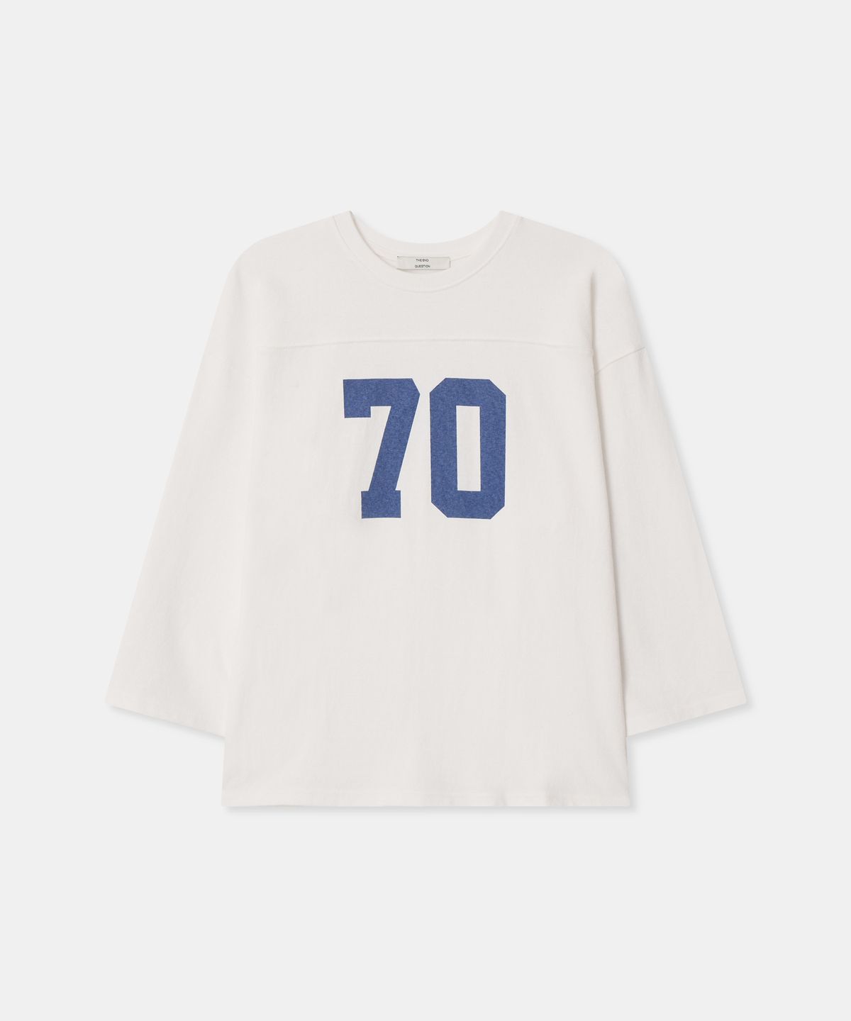 디앤드퀘스천(THEENDQUESTION) Number print t-shirt / WHITE