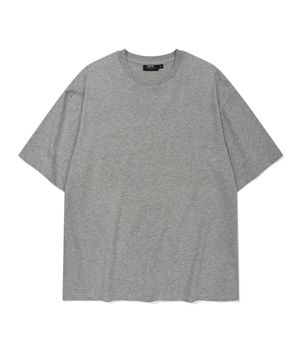 [스토커즈 PICK] CROP SHORT SLEEVES (MELANGE GRAY)