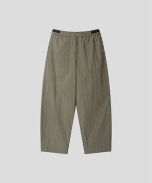 커브드 사이드 벌룬 팬츠 [카키]