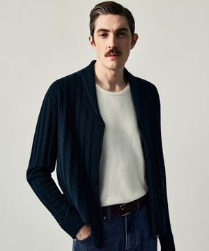 (M) 페리사 울 숄카라 가디건 2color