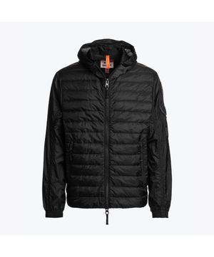 남성 후드 하이브리드 다운 재킷 리모-Black (26SMPMHYRV05PJ0541)