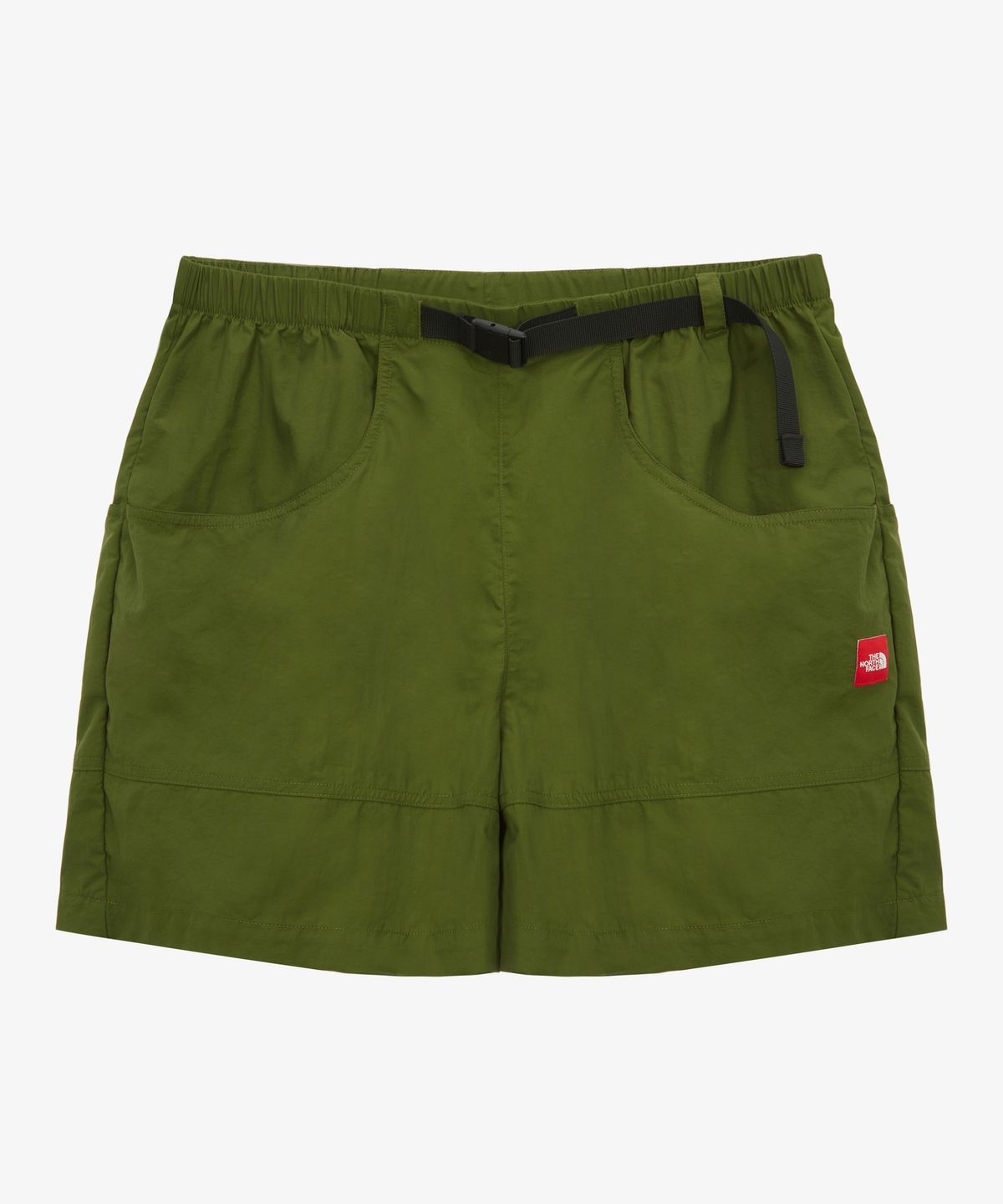 노스페이스(THE NORTH FACE) NS6NS28B 남성 TNF 레드박스 나일론 벨티드 쇼츠 KHAKI