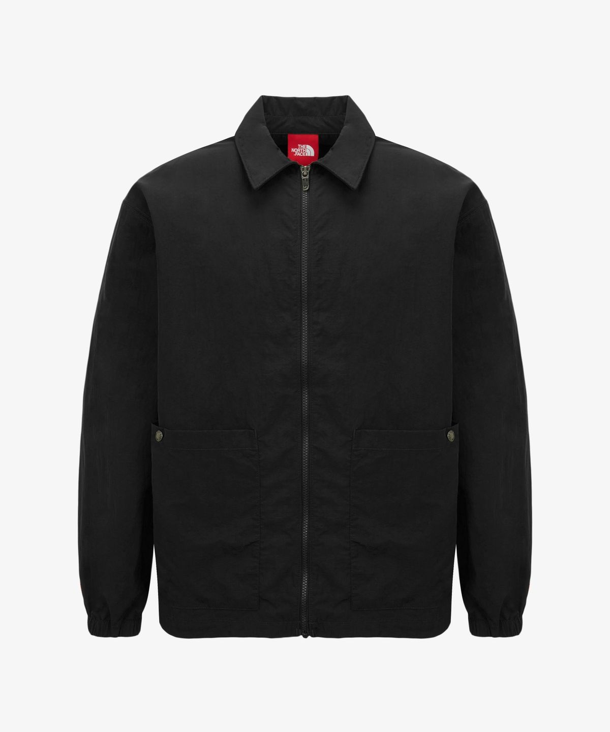 노스페이스(THE NORTH FACE) NJ3BS29A 남성 TNF 레드박스 나일론 긴팔 셔츠 BLACK