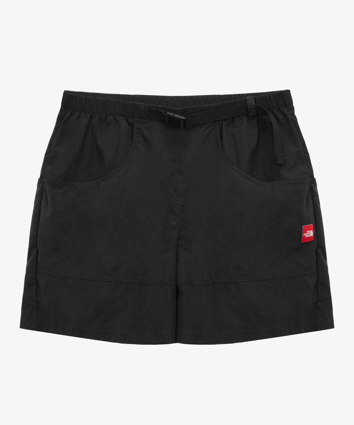 노스페이스(THE NORTH FACE) NS6NS28A 남성 TNF 레드박스 나일론 벨티드 쇼츠 BLACK