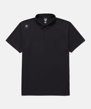 듀얼리스 린넨 폴로 반팔 티셔츠 블랙 SR121DPS33