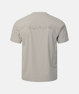듀얼리스 우븐 반팔 티셔츠 베이지 SR121DTS31