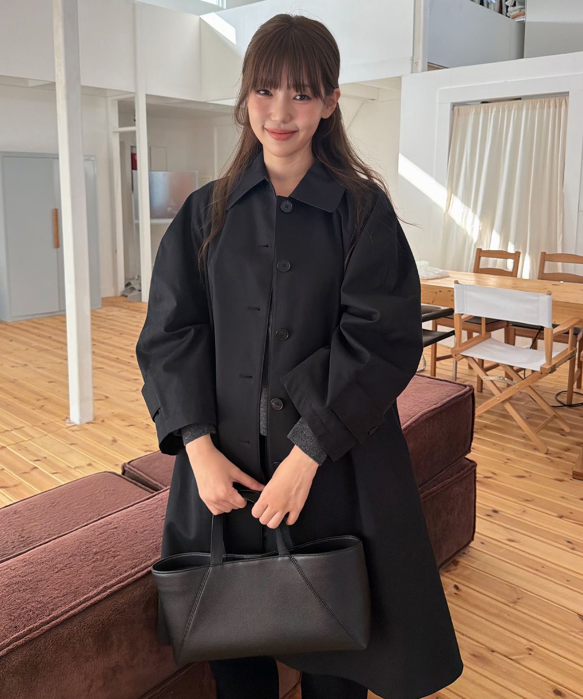 이아(EAAH) BABI TOTE BAG (BLACK)