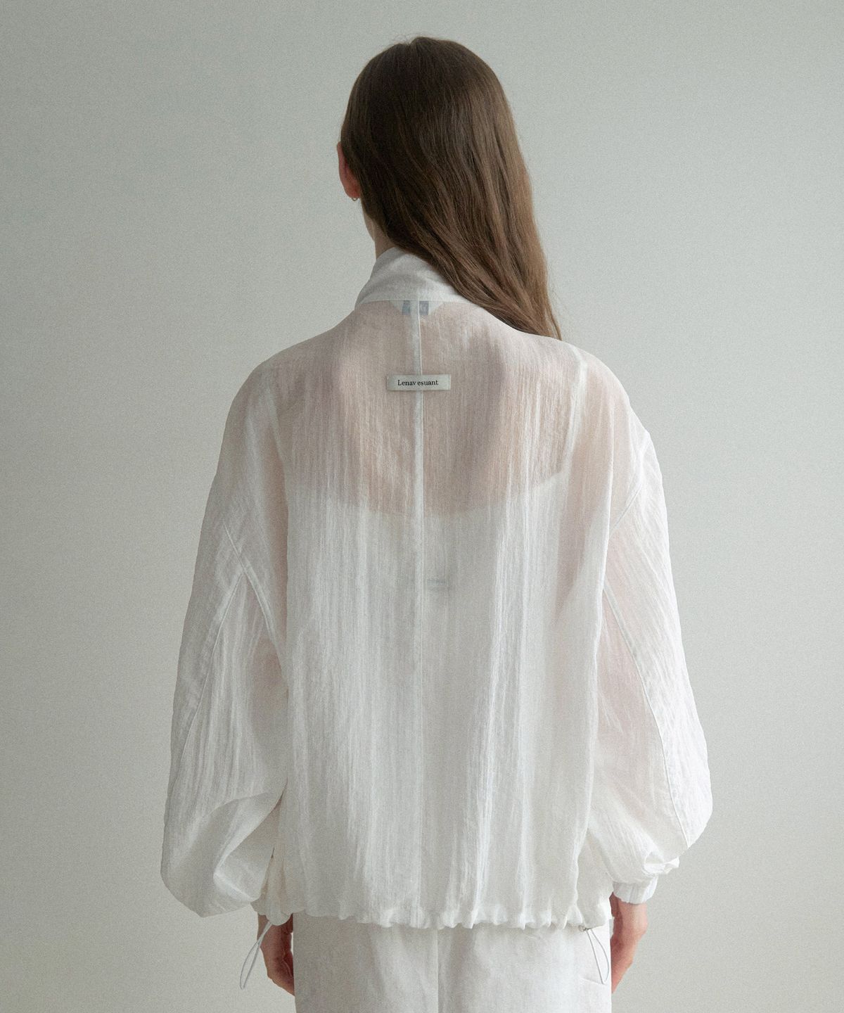 르나브(LENAV) esy rainy neck wind Jacket (화이트)