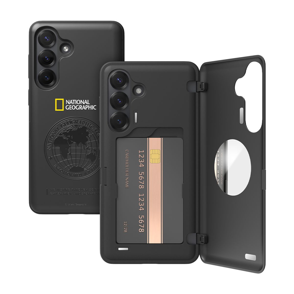 내셔널지오그래픽 모바일(NATIONAL GEOGRAPHIC MOBILE) 갤럭시S26 시리즈 글로벌씰 마그네틱 카드도어 범퍼 케이스