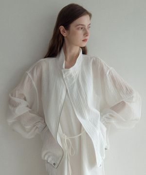 esy rainy neck wind Jacket (아이보리)