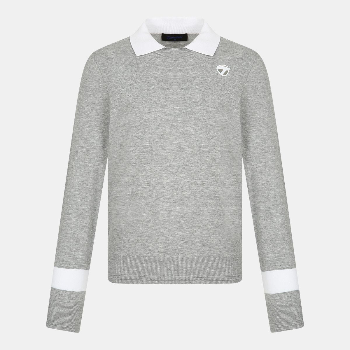 테일러메이드 어패럴(TAYLORMADE APPAREL) 26SS 여성 카라 배색 니트 TS6-52HG21-193