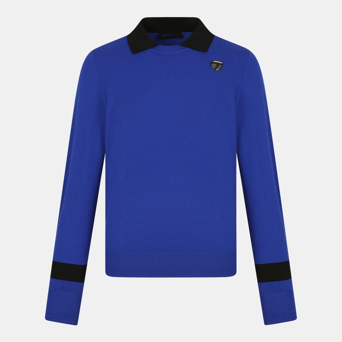 테일러메이드 어패럴(TAYLORMADE APPAREL) 26SS 여성 카라 배색 니트 TS6-52HG21-907