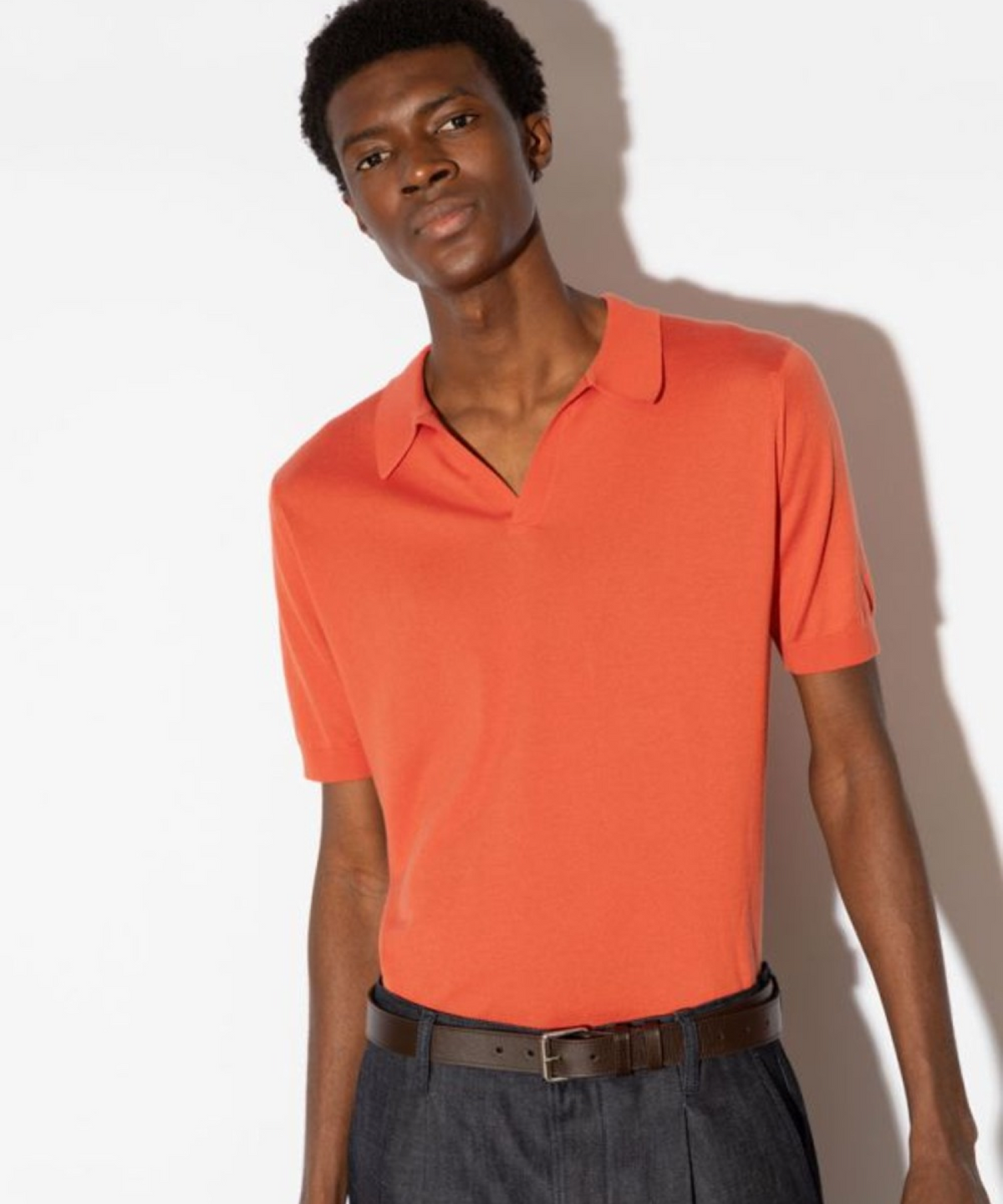 존 스메들리(JOHN SMEDLEY) NOAH Sea Island Cotton Polo Shirt Heritage One 12 Colors