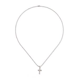 엠보크로스 팬던트 1.5볼체인목걸이 (C2503-AN953_SV)