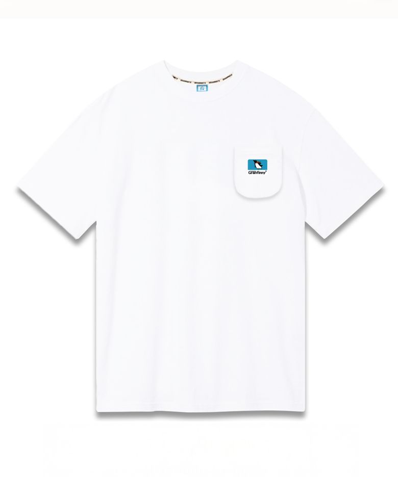 슈퍼 펭귄 포켓 반팔 티셔츠 GFBT210