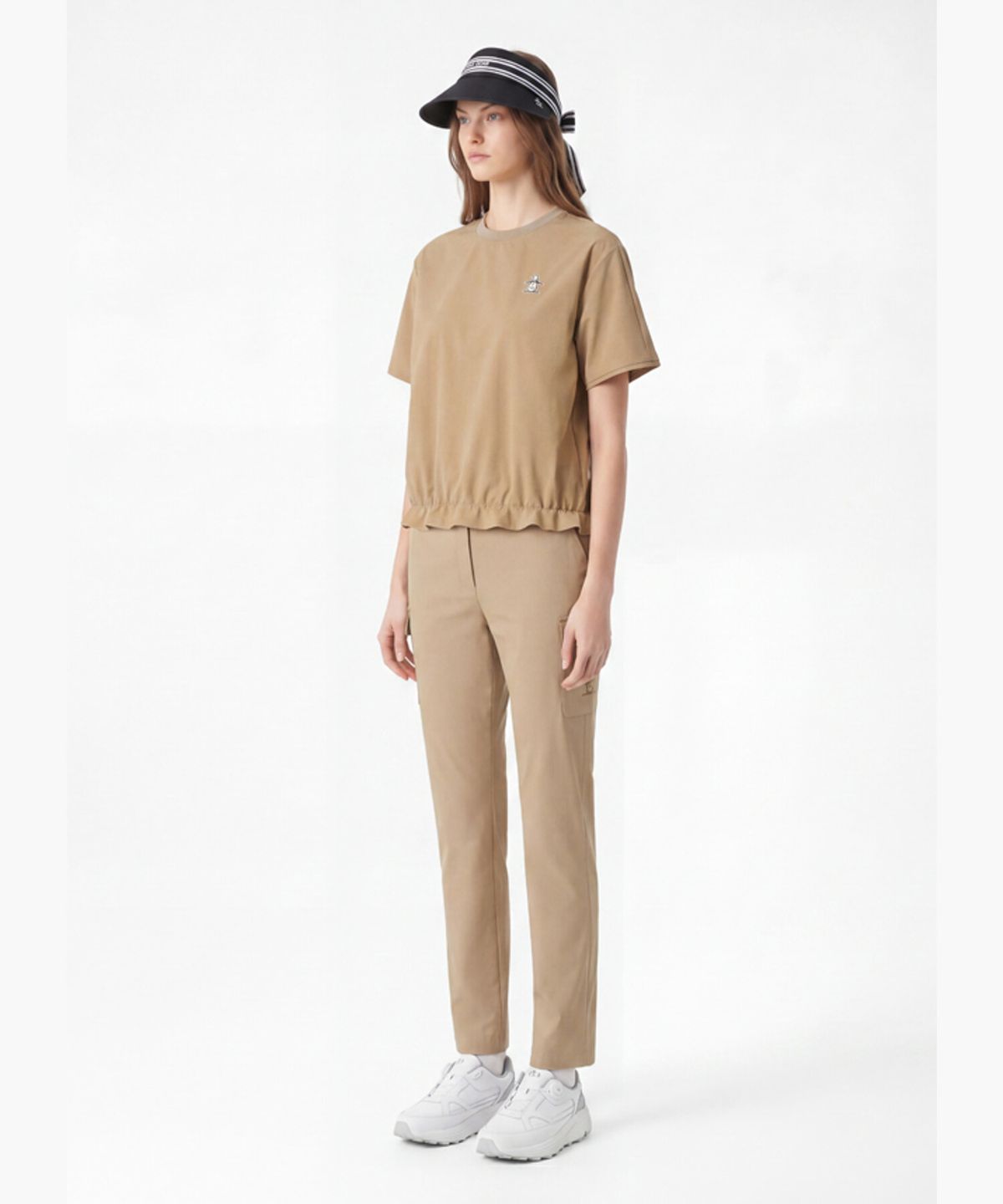 먼싱웨어(MUNSINGWEAR) 여성 뉴 테이퍼드 팬츠 베이지 MR222LPT46