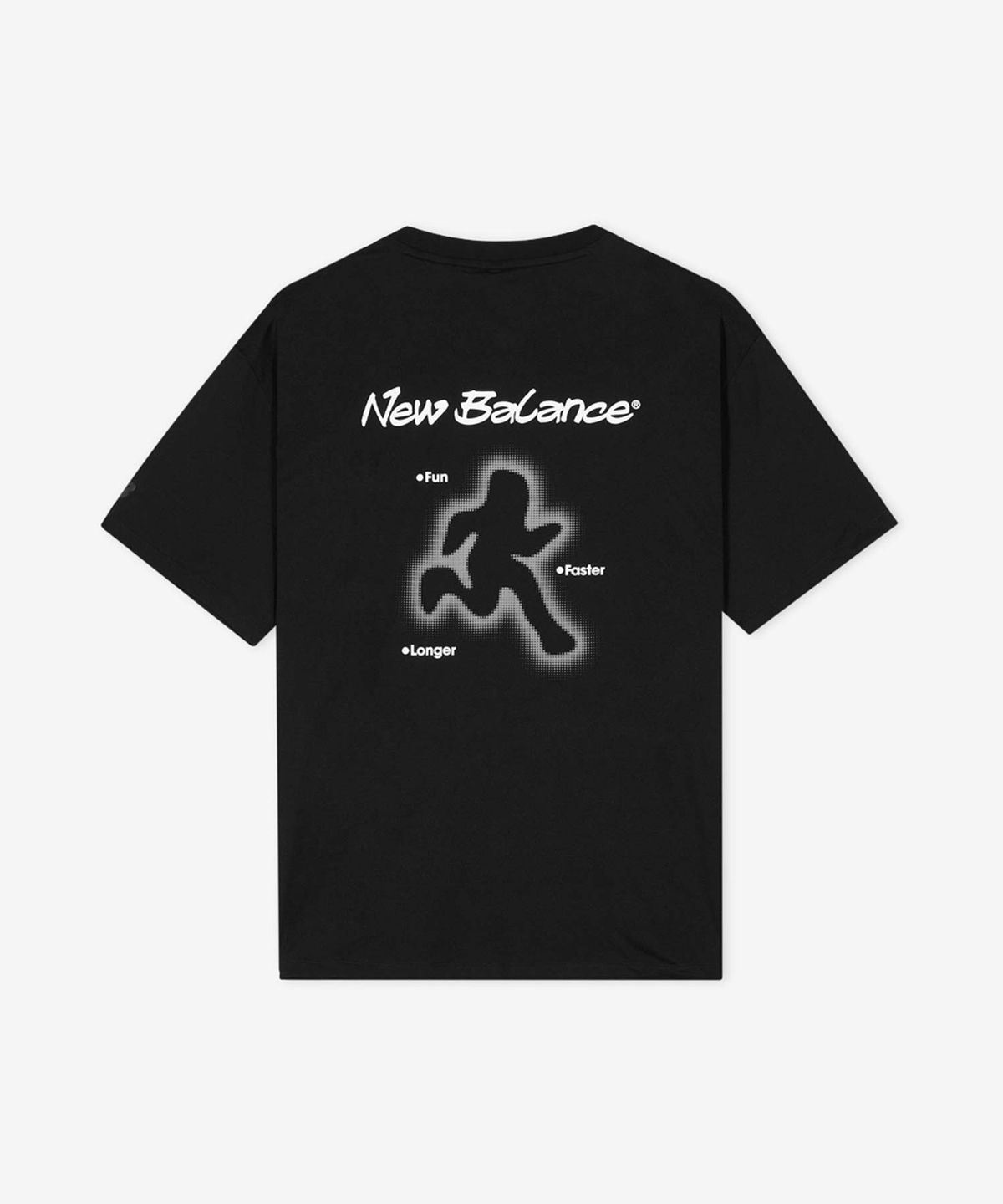 뉴발란스(NEW BALANCE) NBNEG25403 / UNI RC FROZEN 러너스 반팔티 (BLACK)