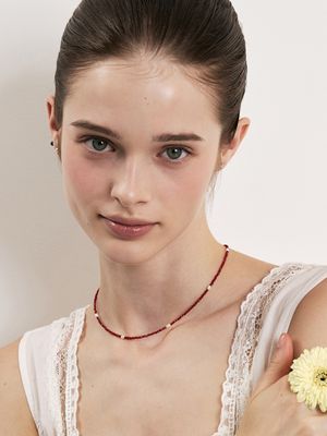 rice pearl bead necklace