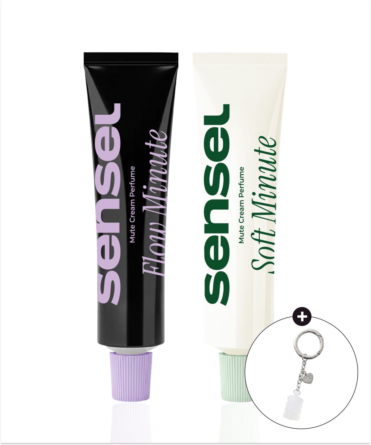 센슬(SENSEL) [2EA] 뮤트 크림 퍼퓸 (2종) (+키링)