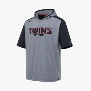 2026 LG트윈스 어센틱 반팔 후디 티셔츠