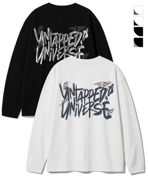 유니버스 와일드 레터링 오버핏 긴팔 티셔츠 4COLOR