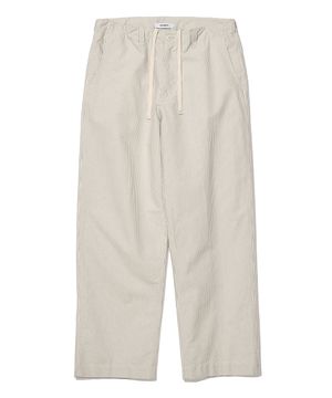 핀 스트라이프 이지 팬츠 아이보리