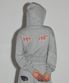 엔젤 아플리케 크롭 후드 집업[그레이]