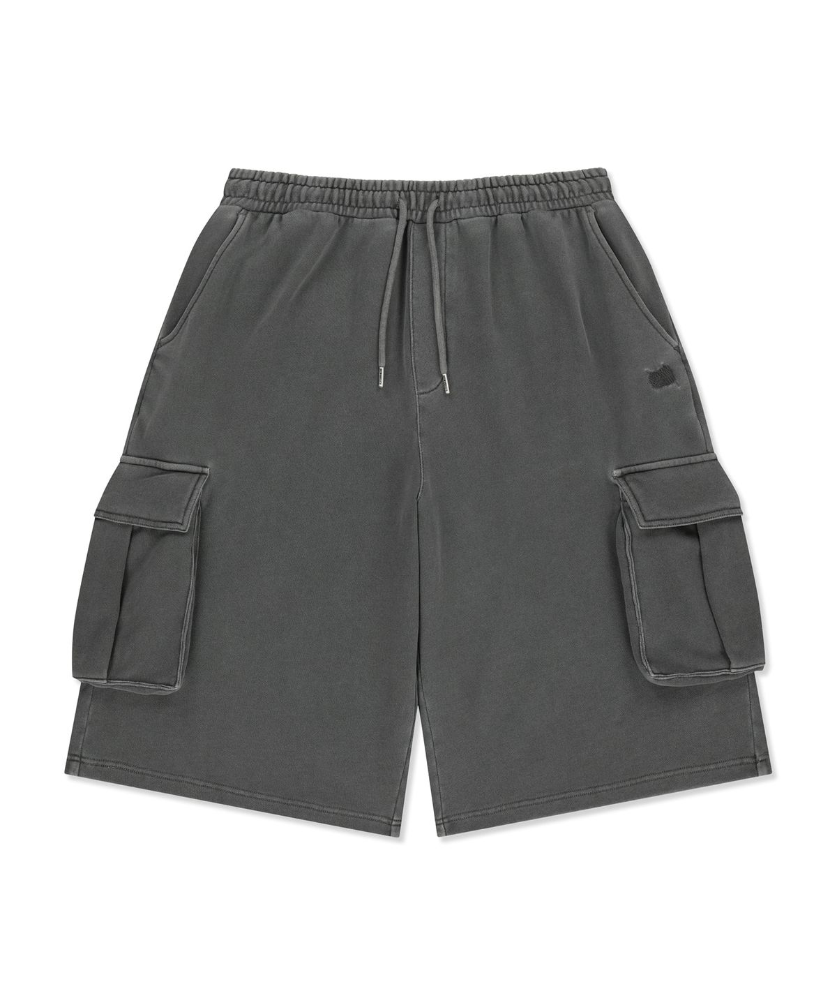 브라운브레스(BROWNBREATH) DYED PIGMENT SHORTS - CHARCOAL