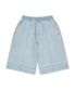 WASHED BANDING BERMUDA PANTS - LIGHT BLUE