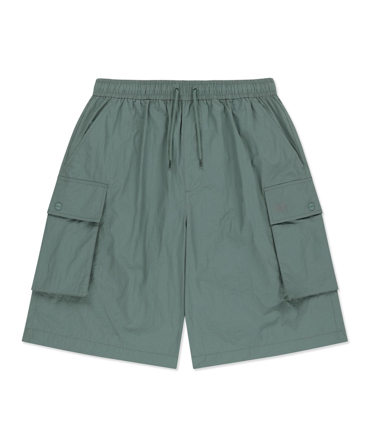 브라운브레스(BROWNBREATH) TAG NYLON CARGO HALF PANTS - MINT