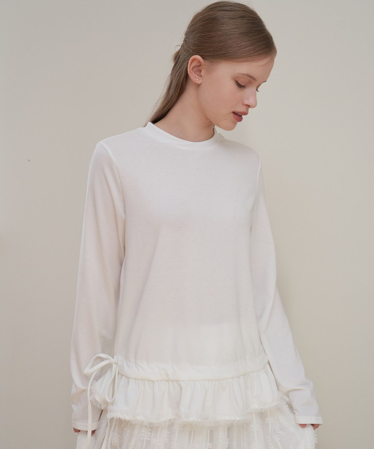 플로브(FLOVE) LOUND FRILL T-SHIRTS_WT