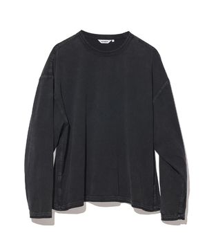 VTG 워시드 바인딩 롱 슬리브 블랙