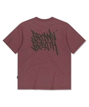 TAG TEE - BRICK RED