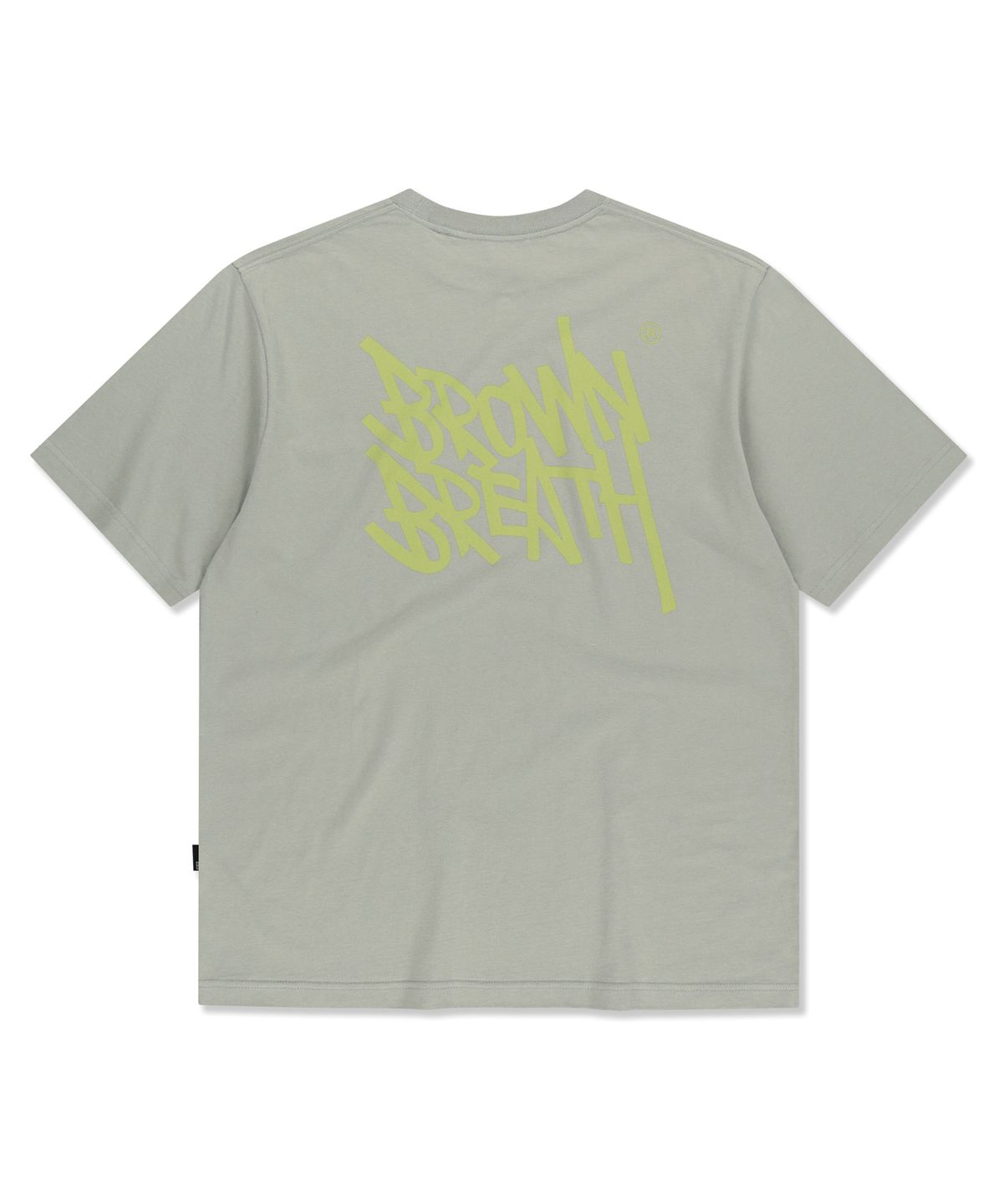 브라운브레스(BROWNBREATH) TAG TEE - GREY