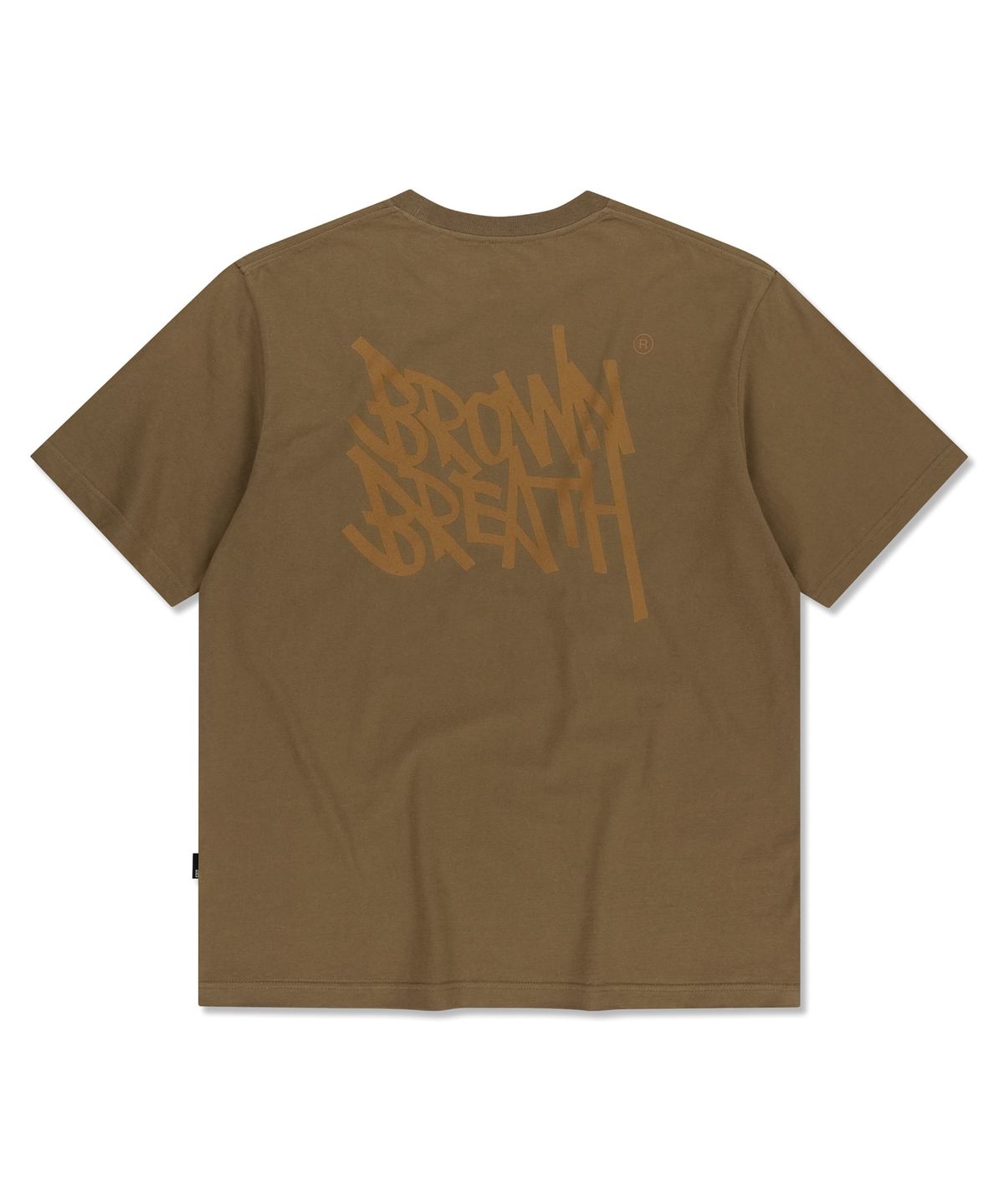 브라운브레스(BROWNBREATH) TAG TEE - BROWN